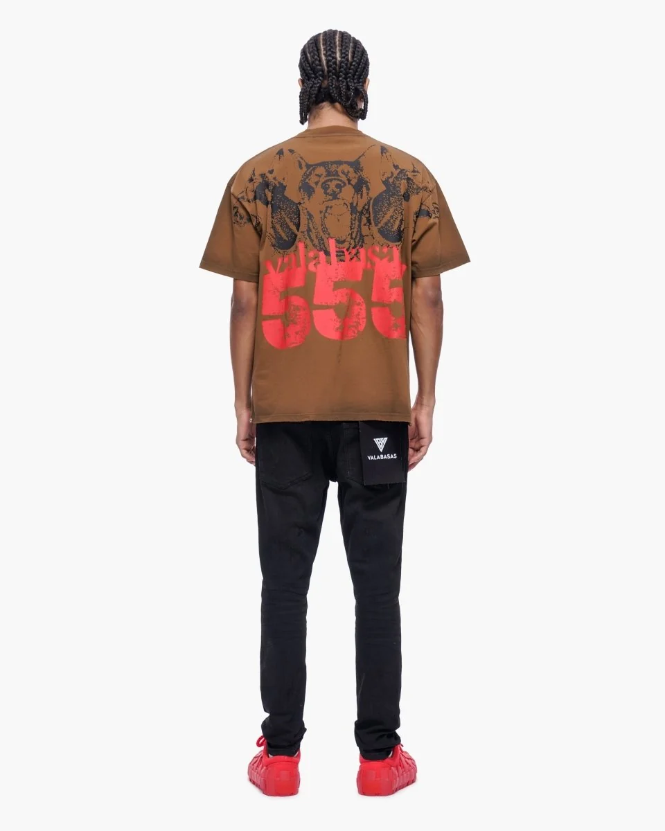 Valabasas Blackout Jeans - Distressed Black Washed - Image 11