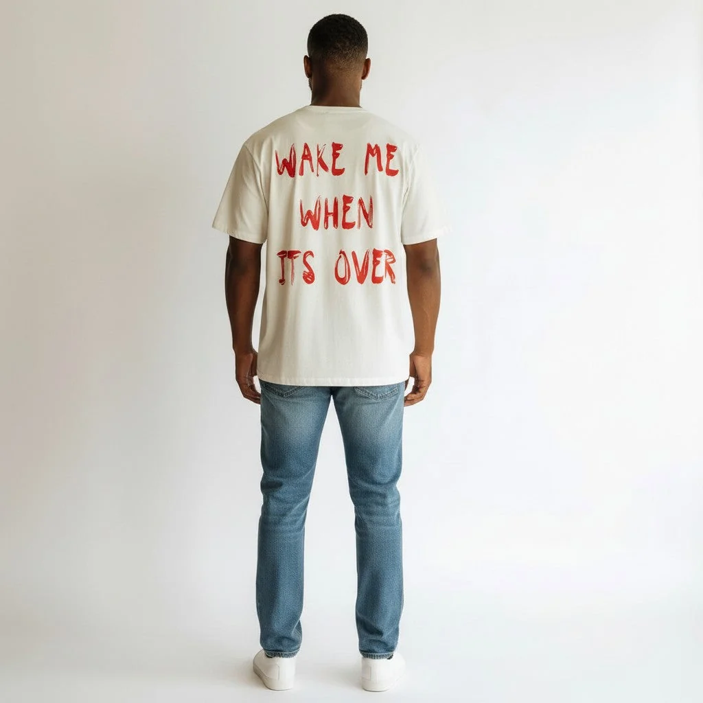 6th Nbrhd Blah T-Shirt - Graphic White - Image 5