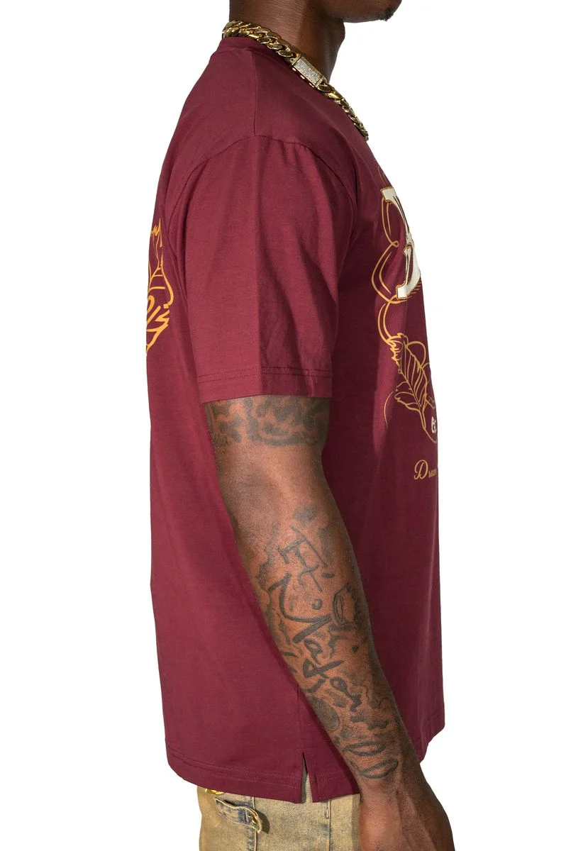 Black Leaf Raven T-Shirt - Graphic - Image 3