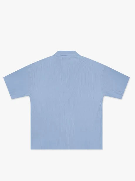 Silnt Chptrs Textured Shirt - Relaxed Fit Grey - Image 3
