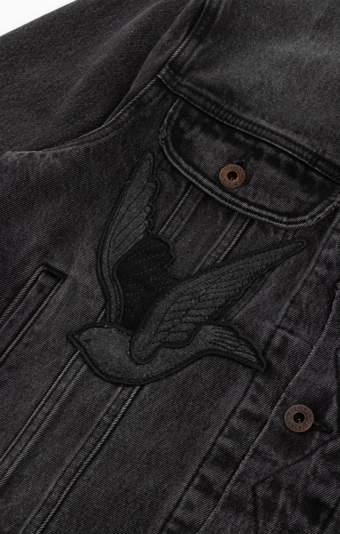 Bldg4 Trucker Jacket Black - Image 6