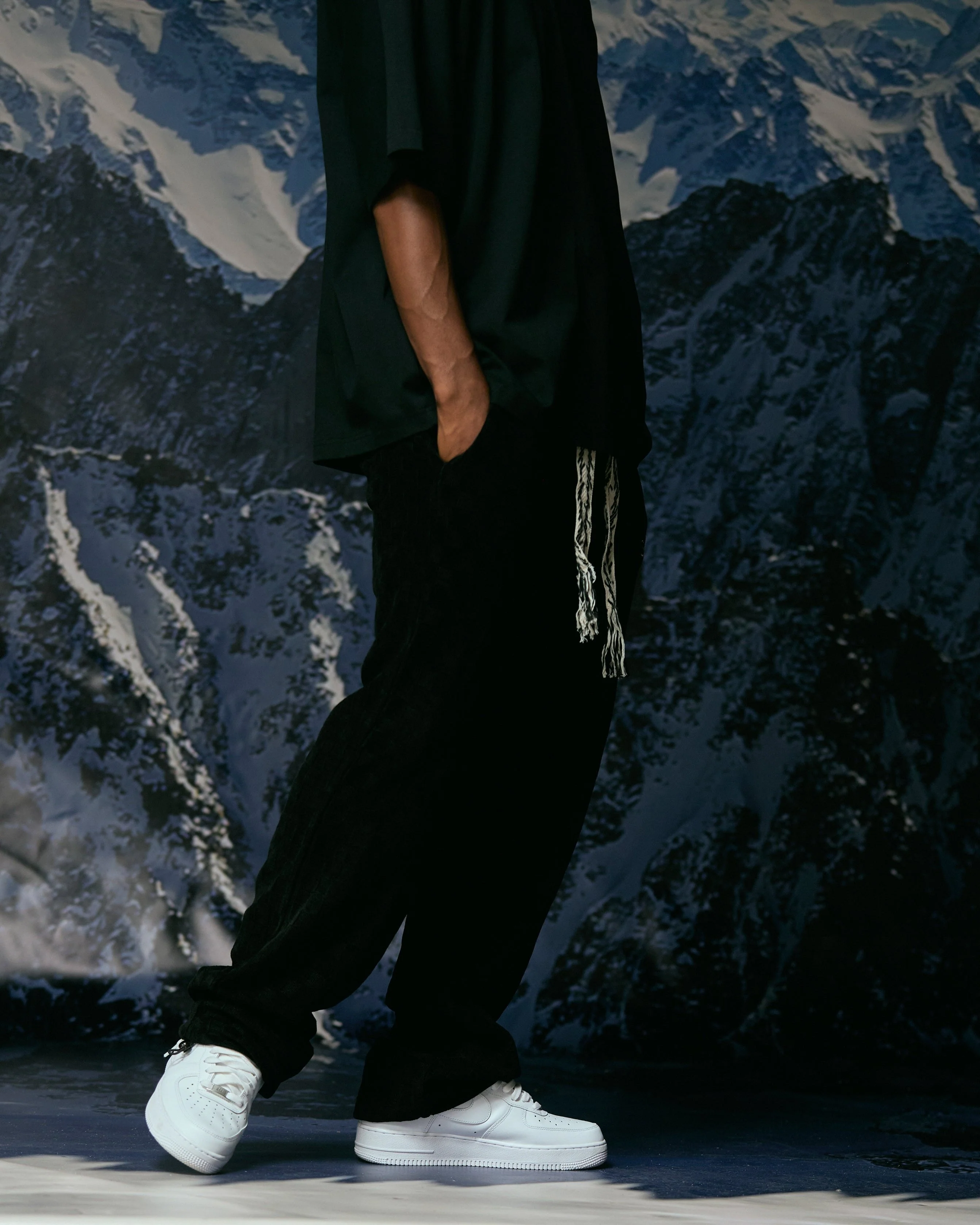 Silnt Chptrs Checkmate Jogger Pants Black - Image 3
