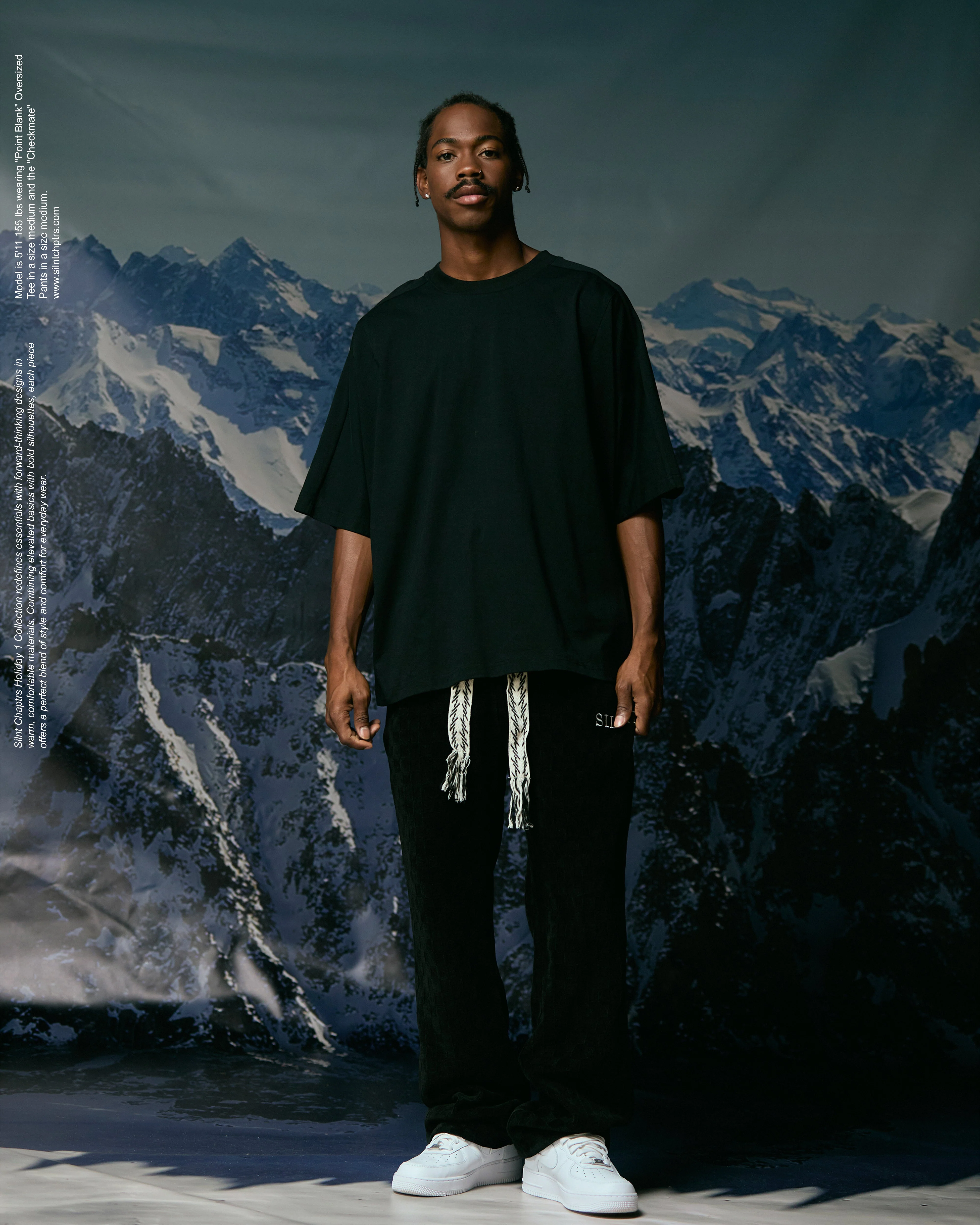 Silnt Chptrs Checkmate Jogger Pants Black - Image 4