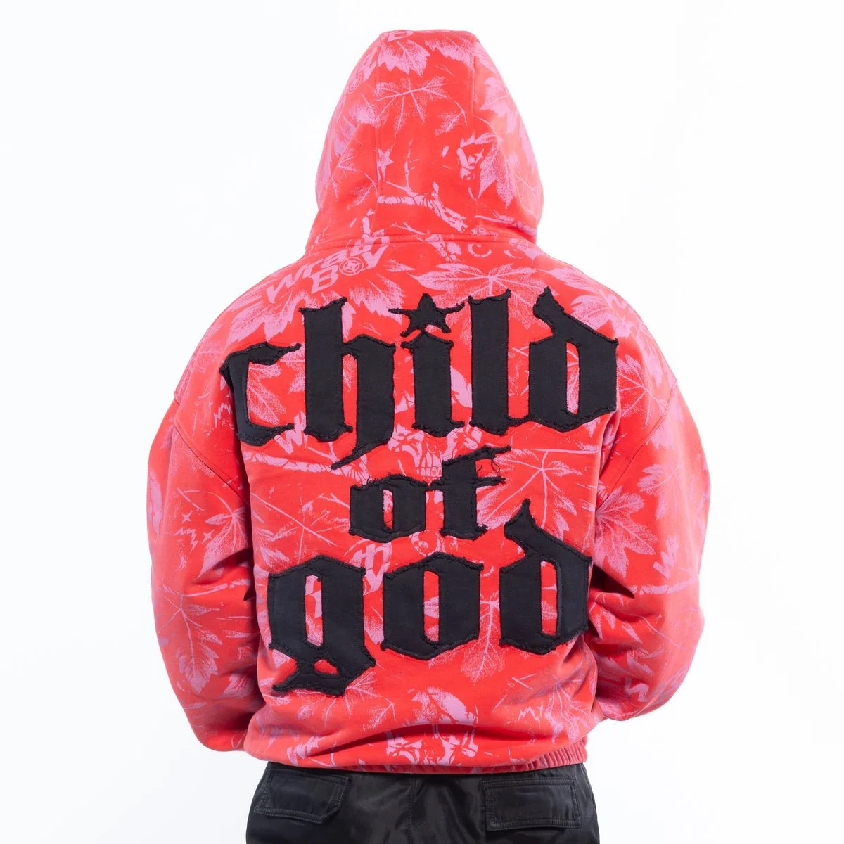 Wrathboy Child of God Hoodie Red - Image 6