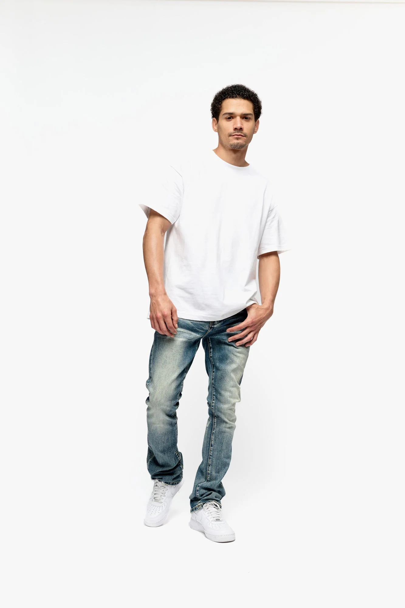 Silnt Chptrs Jeans Dk Blue Wash - Image 4