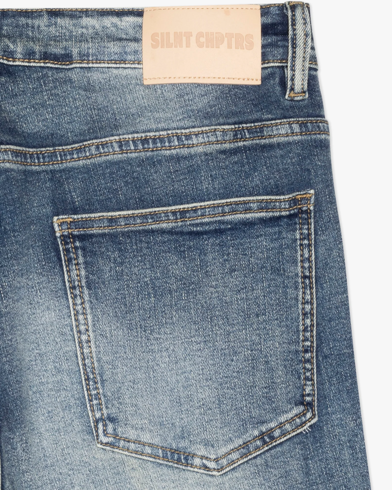 Silnt Chptrs Jeans Dk Blue Wash - Image 6