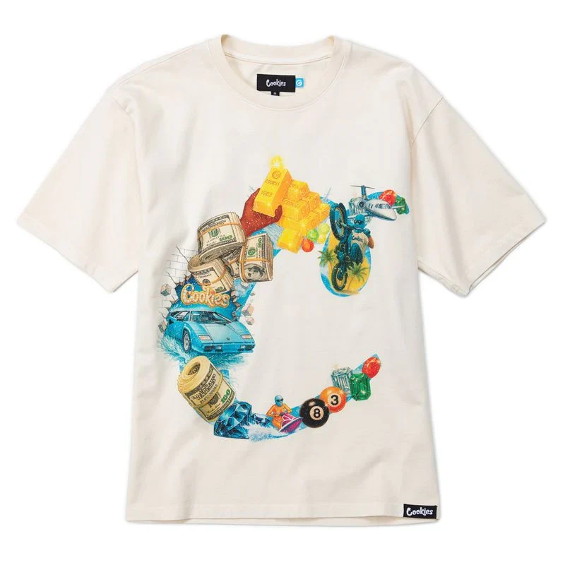 Cookies New Money Tee - Oversized Cream - Image 2