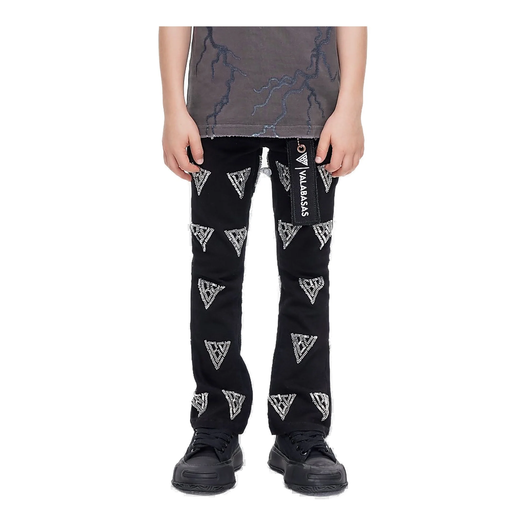 Valabasas Code Stacked Denim Youth Jeans - Sleek Design