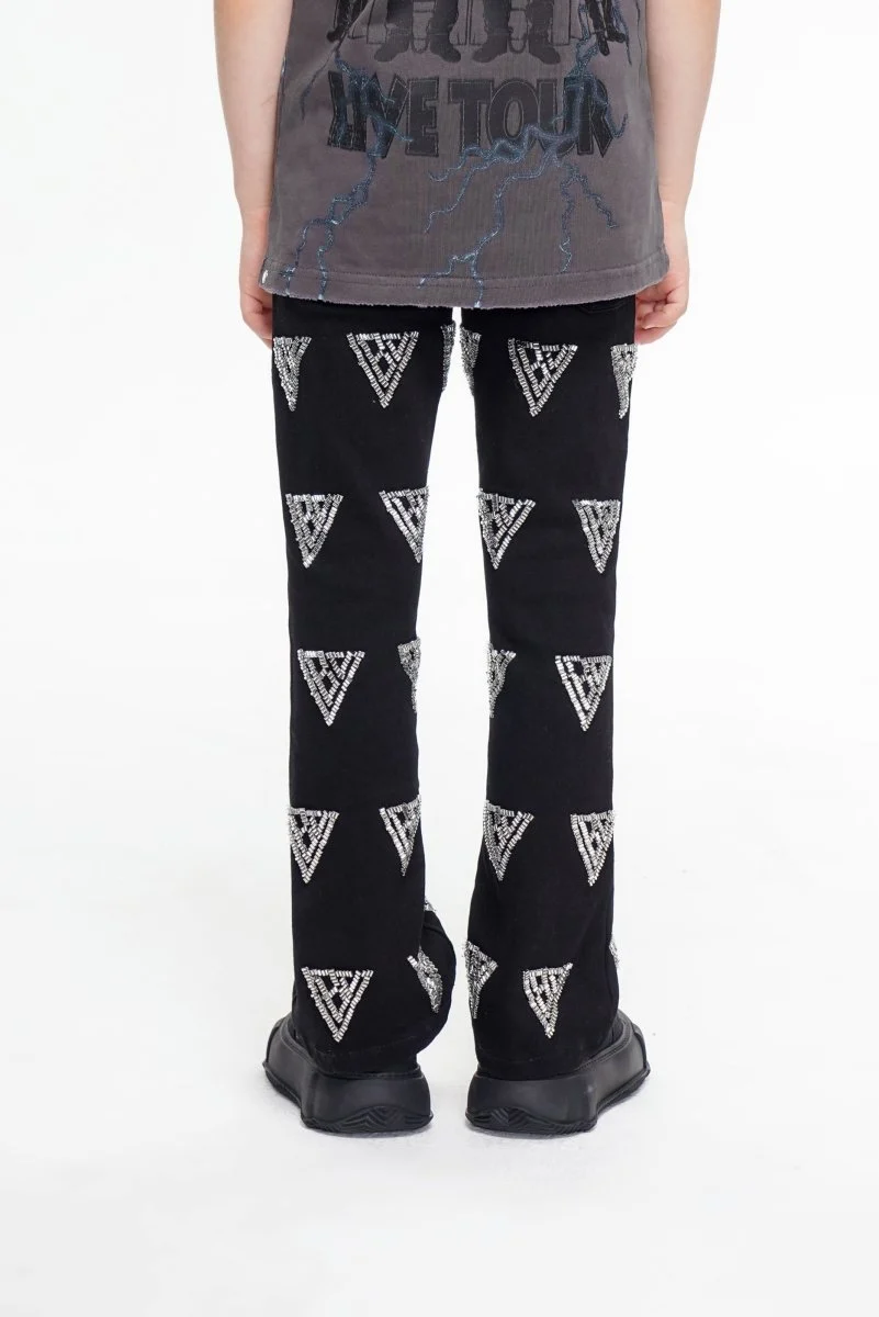 Valabasas Code Stacked Denim Youth Jeans - Sleek Design - Image 5