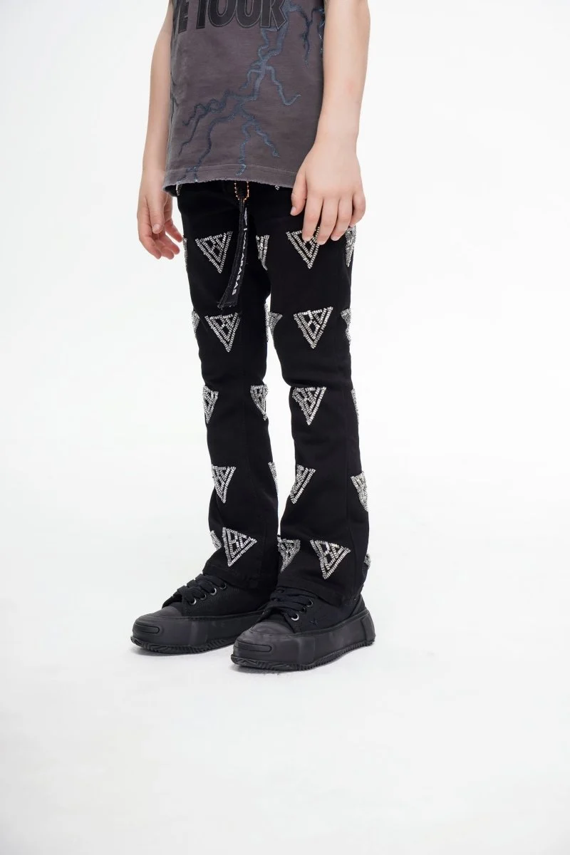 Valabasas Code Stacked Denim Youth Jeans - Sleek Design - Image 9