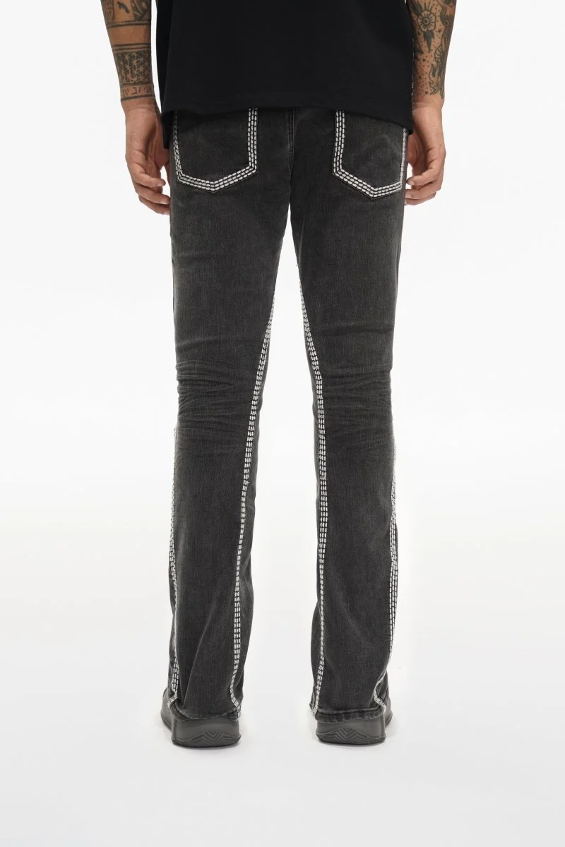 Valabasas Cody Stacked Men's Skinny Jeans Grey Washed - Image 10