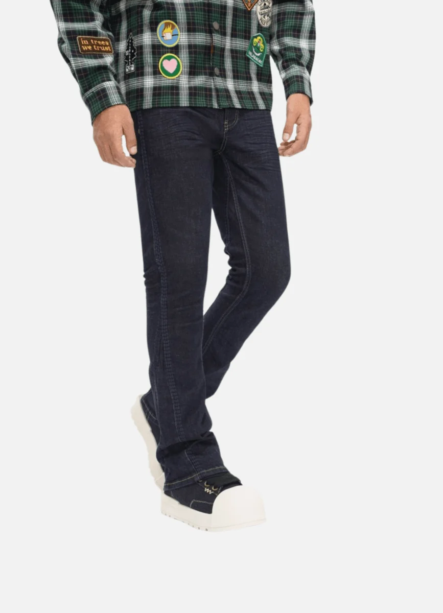 Valabasas Cody Stacked Men's Skinny Jeans - Dark Wash - Image 3