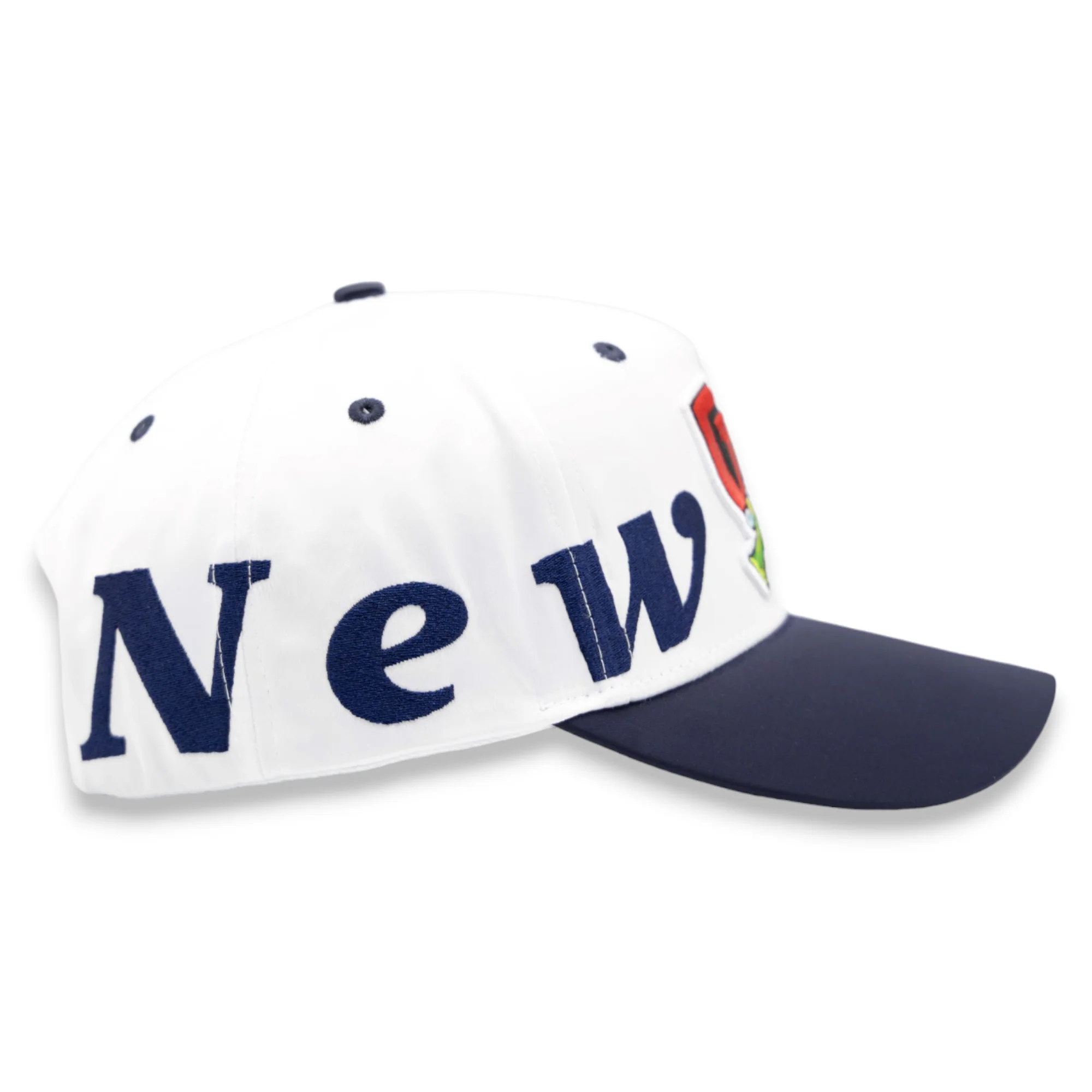 GTH Embroidered Cap White Navy - Image 5