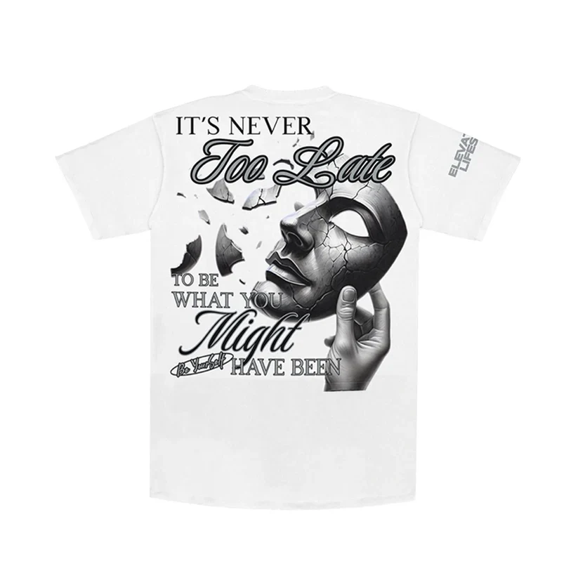 Premium Mask T-Shirt - Graphic White - Image 2