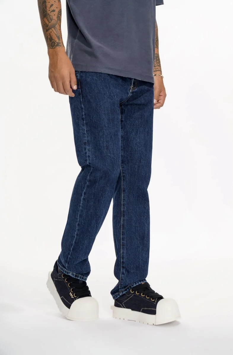 Valabasas Reinforced Jeans - Straight Fit Denim Blue - Image 2