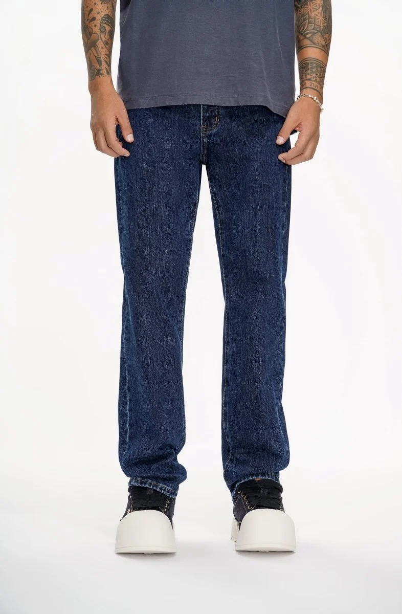 Valabasas Reinforced Jeans - Straight Fit Denim Blue - Image 3