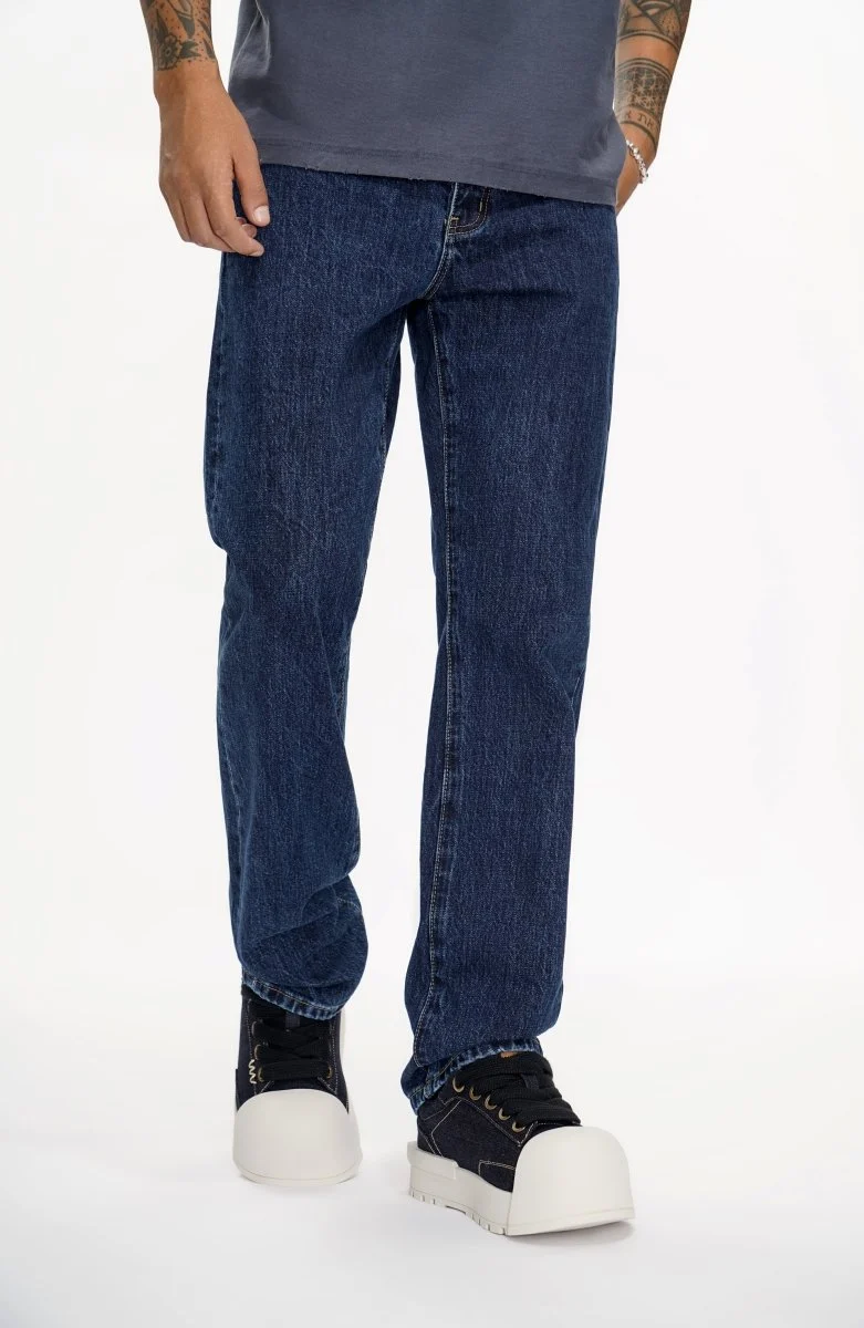 Valabasas Reinforced Jeans - Straight Fit Denim Blue - Image 5