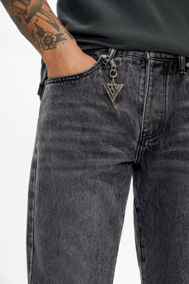 Valabasas Structured Jeans - Midweight Grey - Image 6