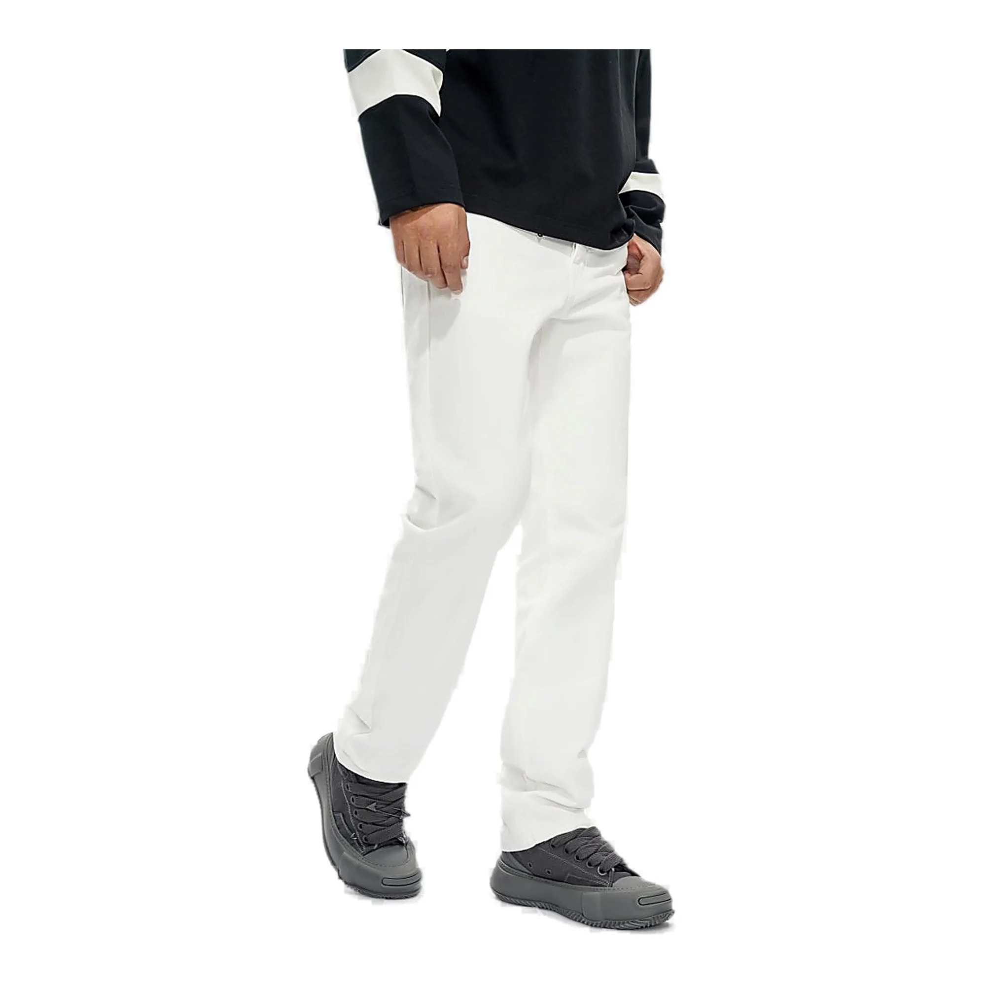 Valabasas Minimal Jeans - Structured Fit White