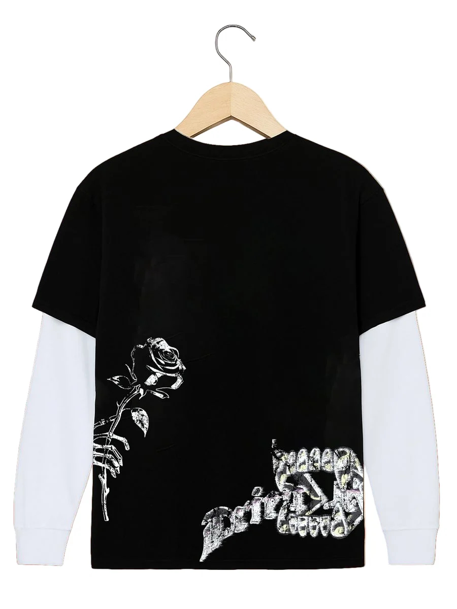 Dry Rot 456 LS T-Shirt Black - Image 3