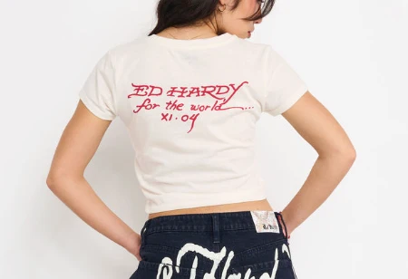 Ed Hardy Battle Horses Kids Tee - Cropped Ivory - Image 3