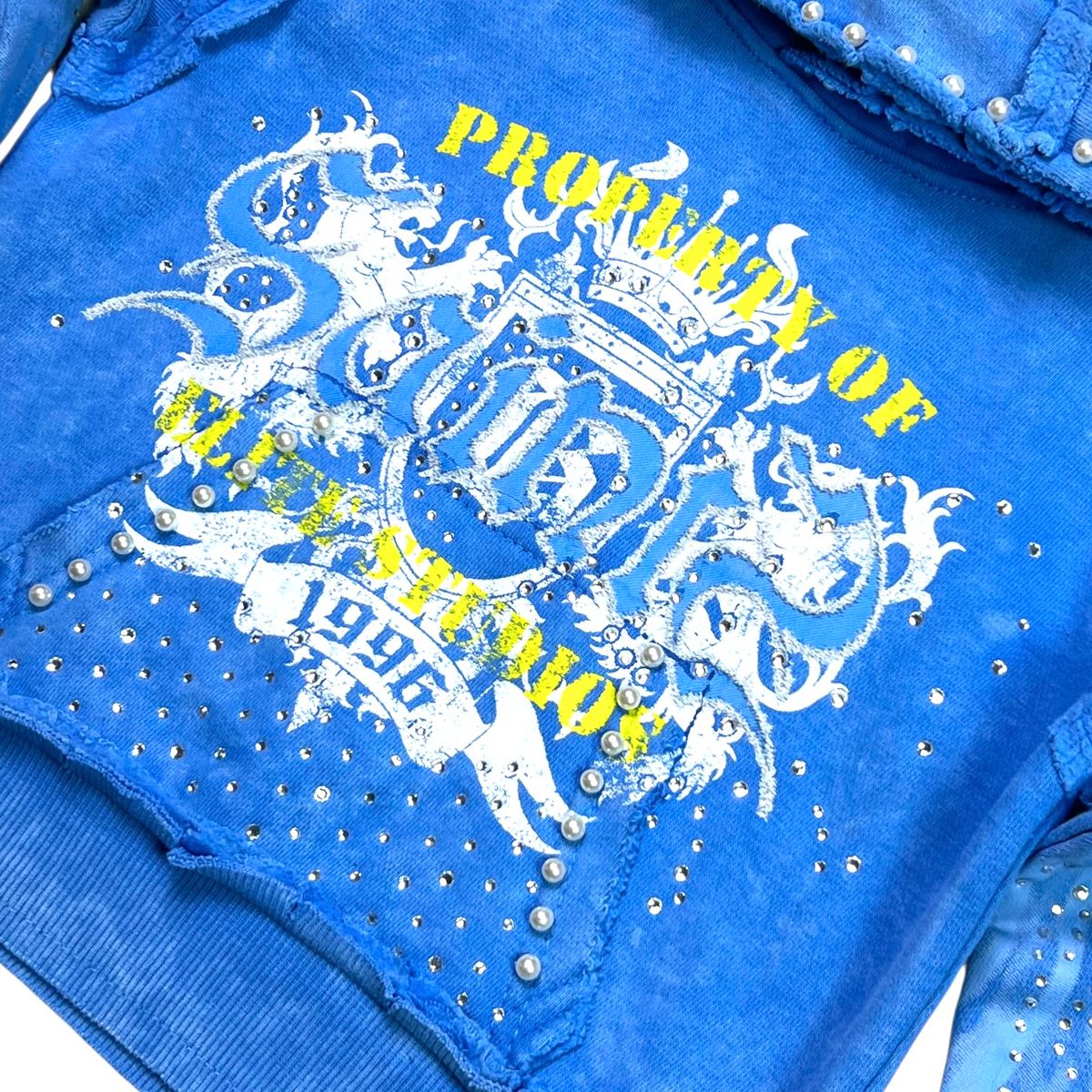 Elite Premium Youth's Hoodie Blue Washed - Image 3