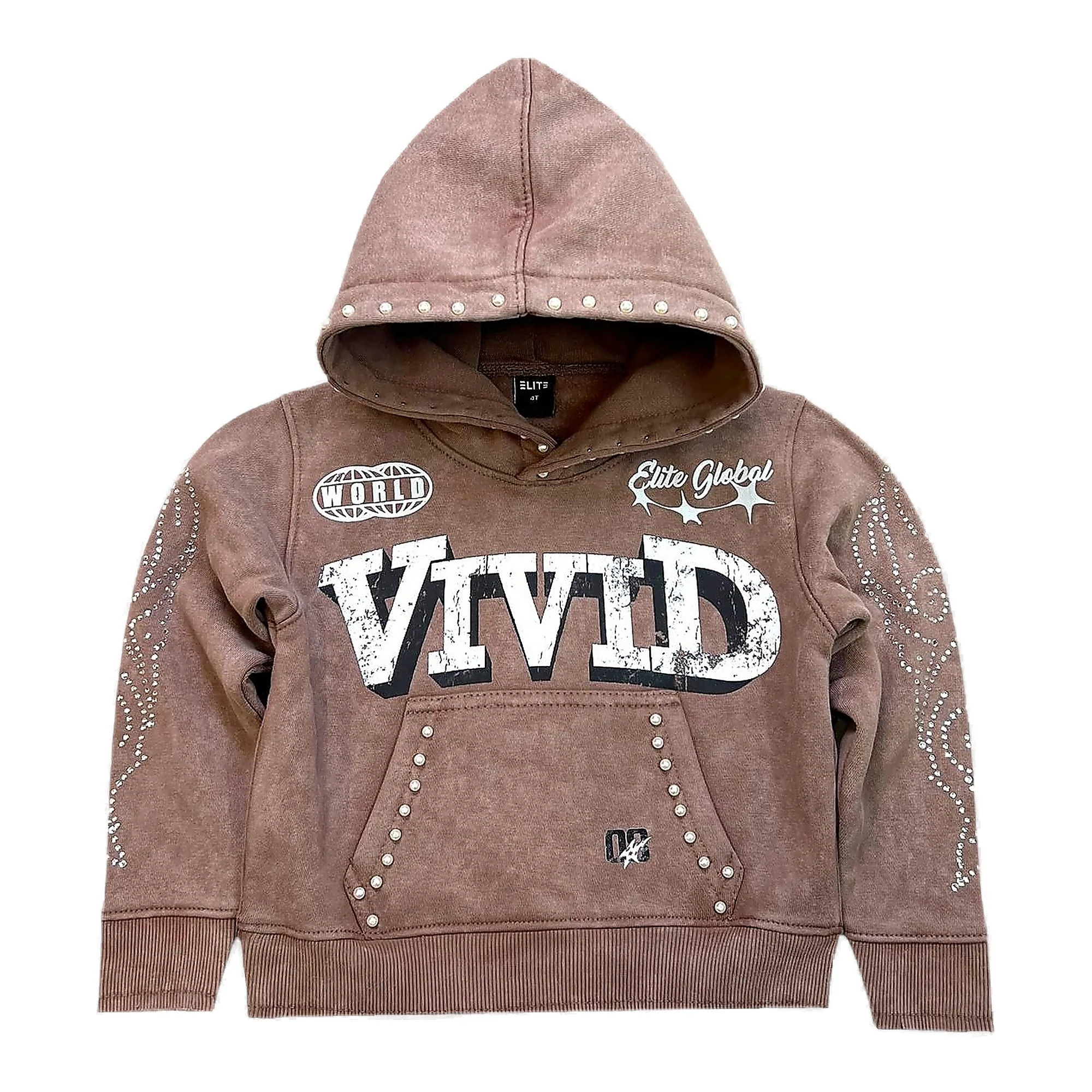 Elite Premium Hoodie Youth - Feature Taupe