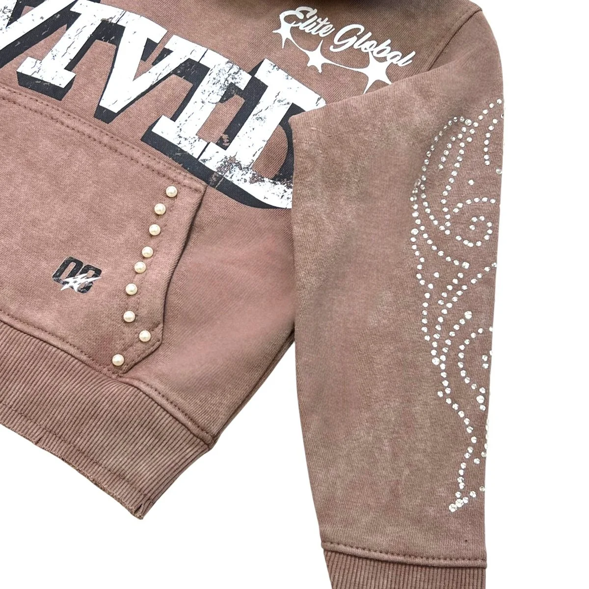 Elite Premium Hoodie Youth - Feature Taupe - Image 5