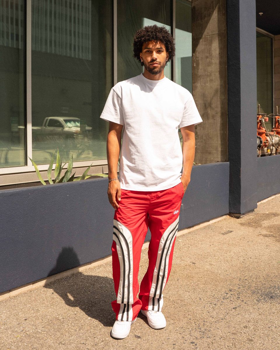 Eptm Color Block Jogger Pants - Reflective Red - Image 16