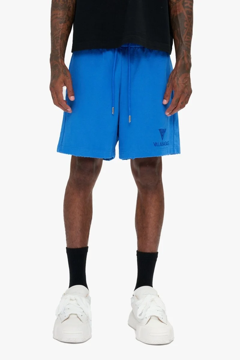 Valabasas Vintage Shorts - Washed Finish Electric Blue - Image 2