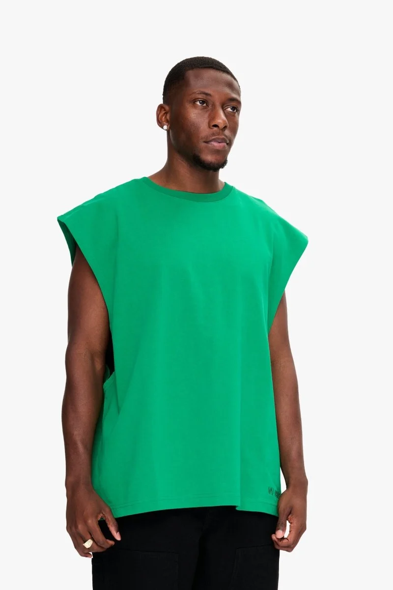 Valabasas Essential Sleeveless Tee Green - Image 4