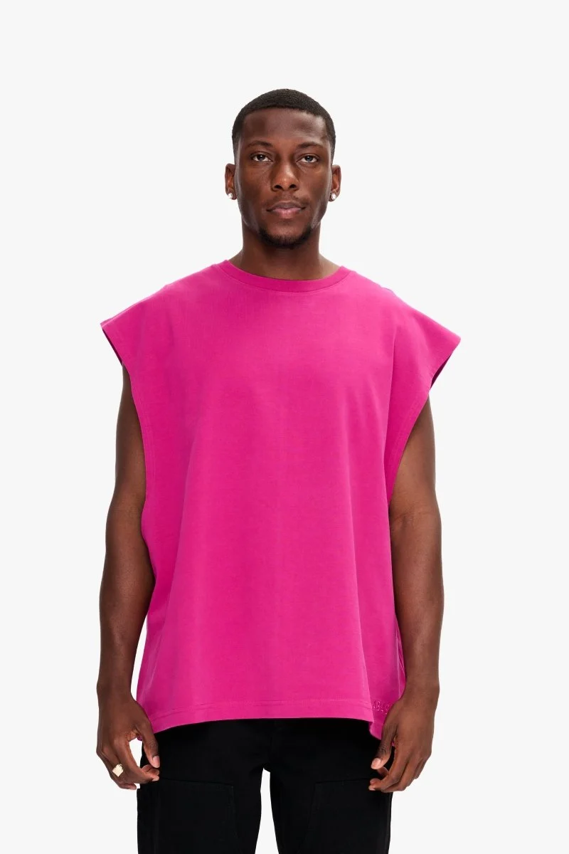 Valabasas Essential Sleeveless Tee Tank Top Orchid - Image 2