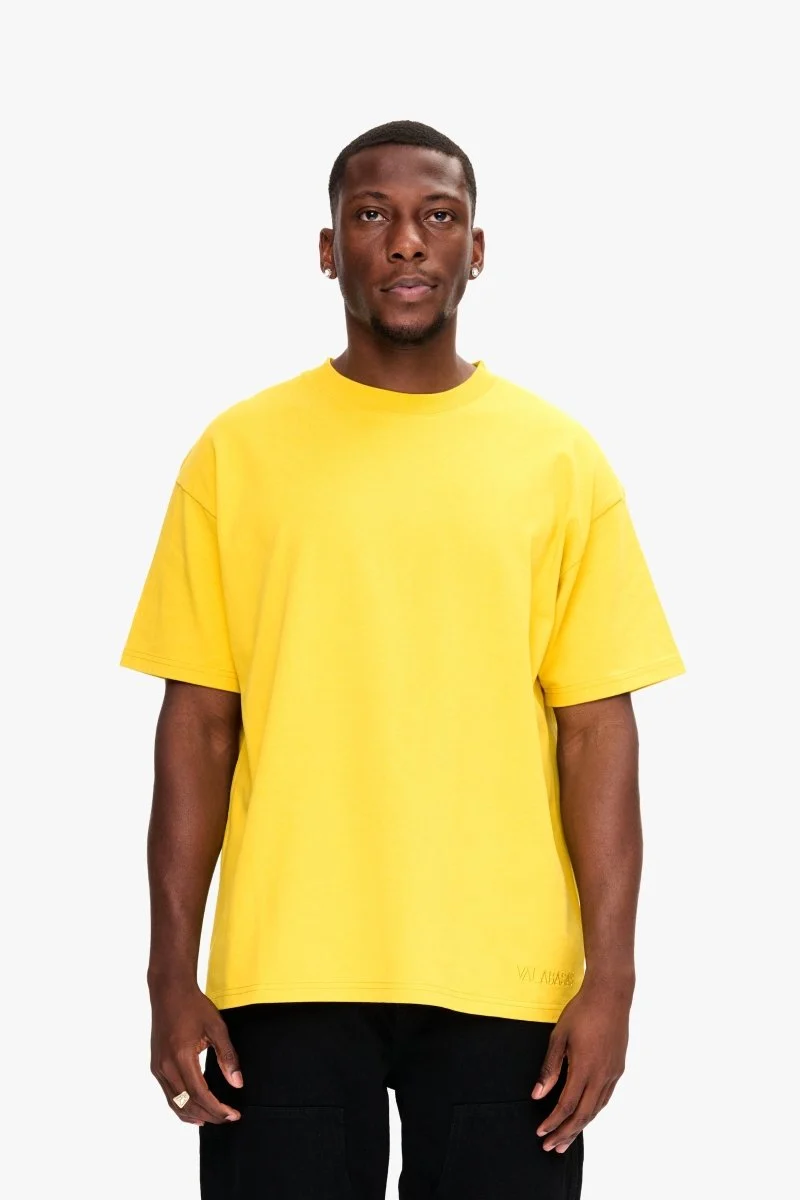 Valabasas Essential Tee T-Shirt Yellow - Image 2
