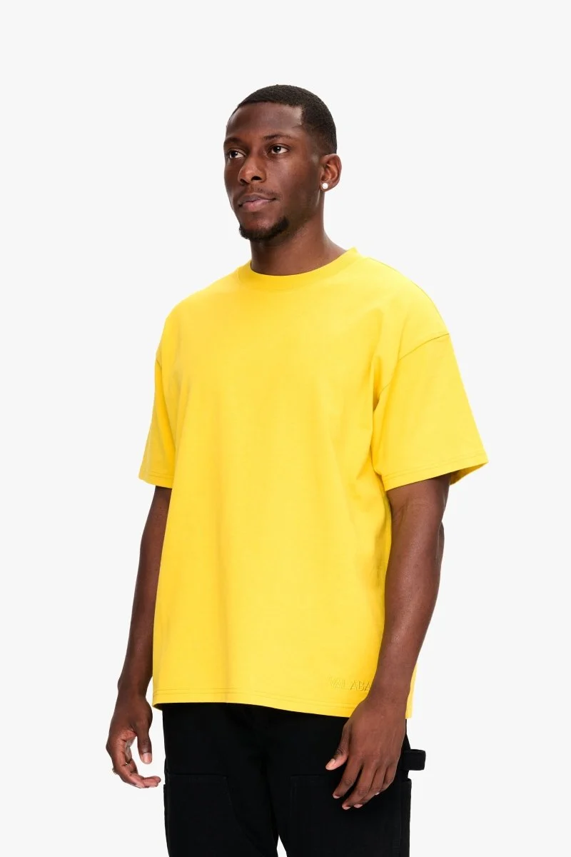 Valabasas Essential Tee T-Shirt Yellow - Image 3