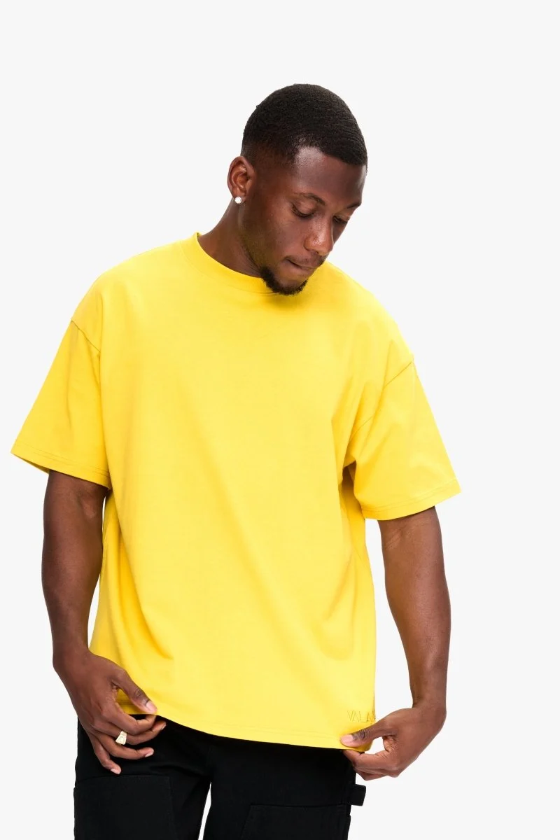 Valabasas Essential Tee T-Shirt Yellow - Image 6