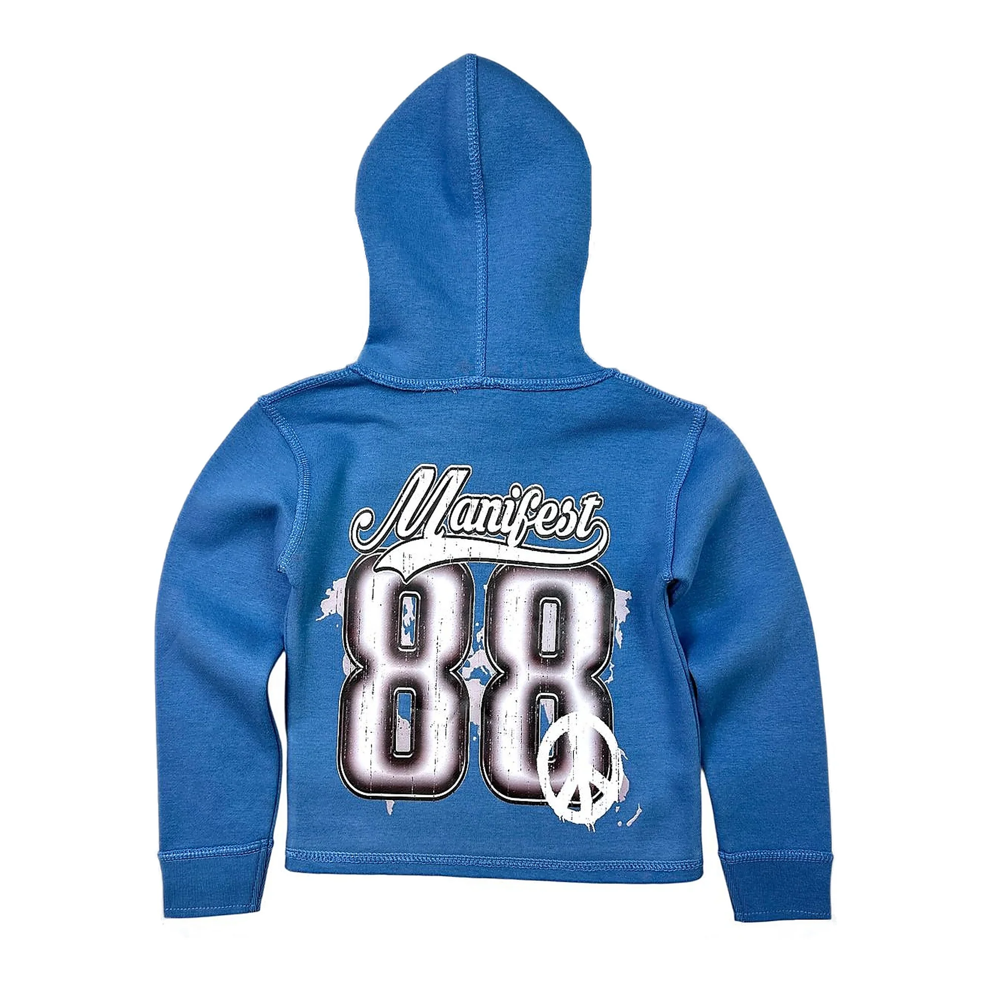 Exit Manifest Youth Hoodie - Graphic Blue - Image 4