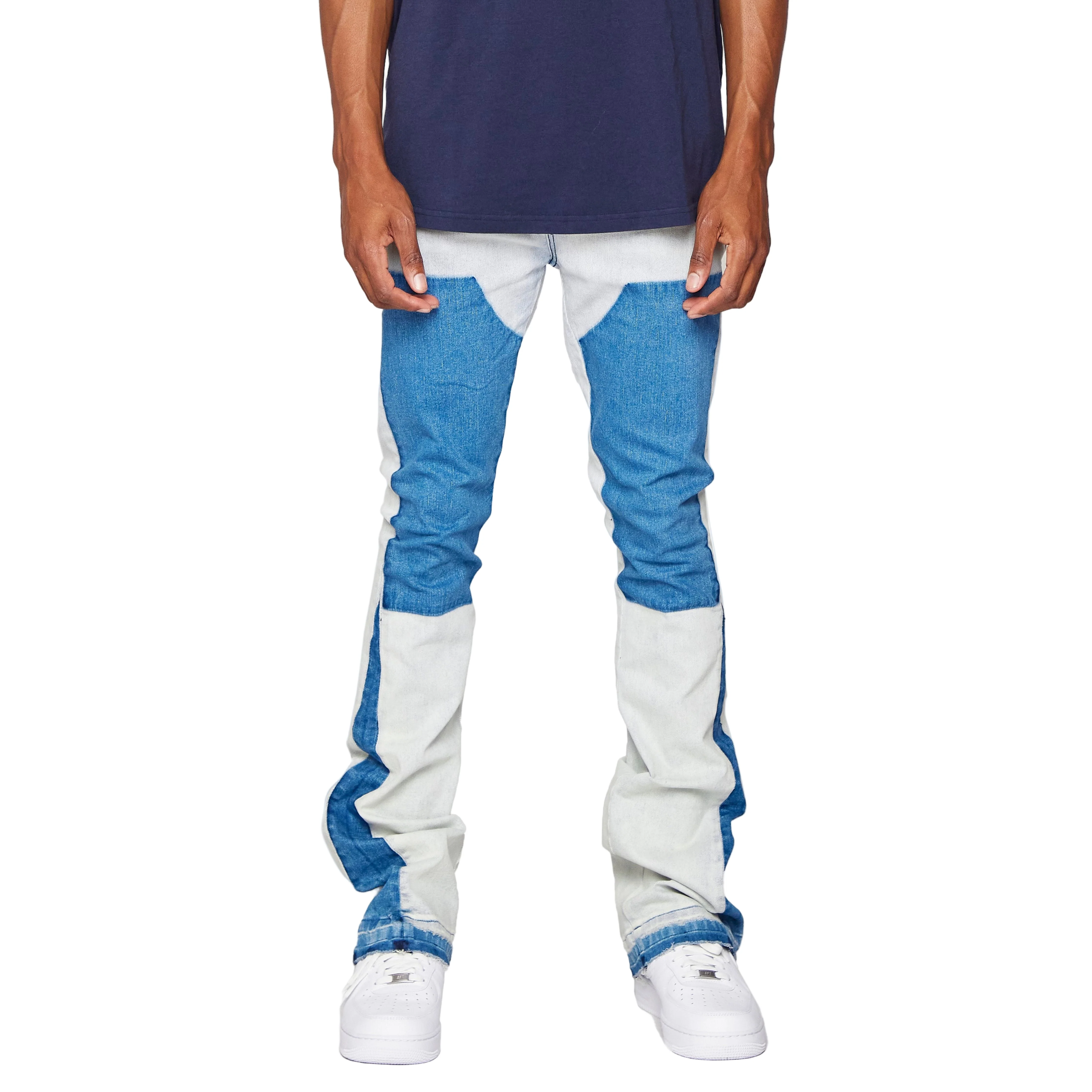 Anom Denim Flashka Jeans - Patchwork - Image 12