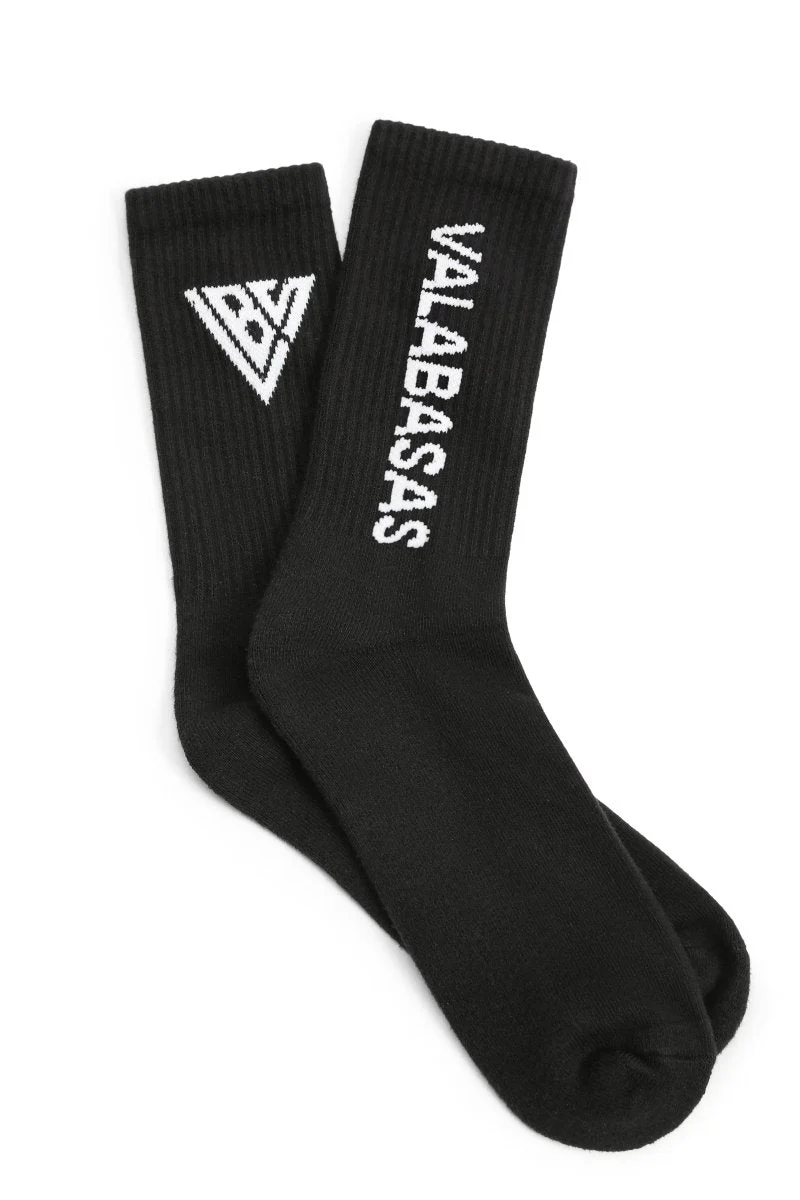 Valabasas Footprint Socks Black - Image 3