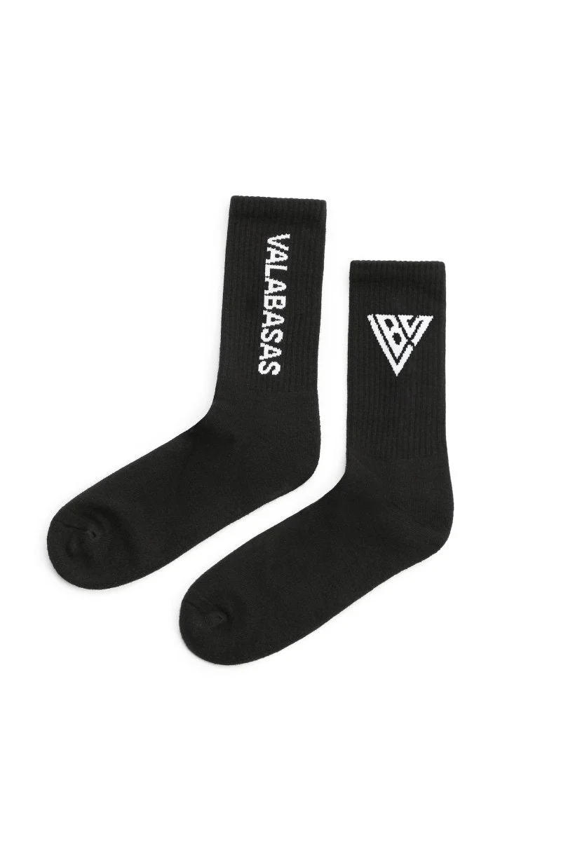 Valabasas Footprint Socks Black - Image 4