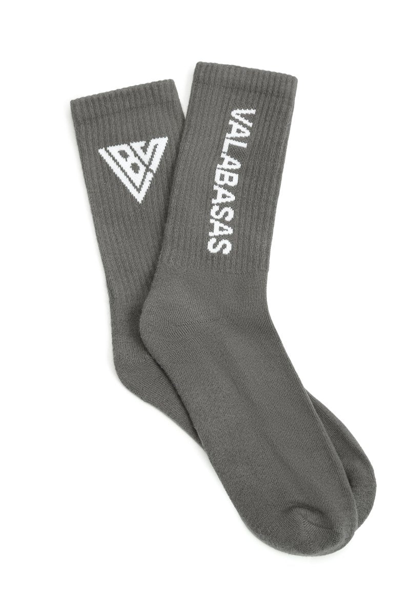 Valabasas Footprint Graphite Socks - Image 3