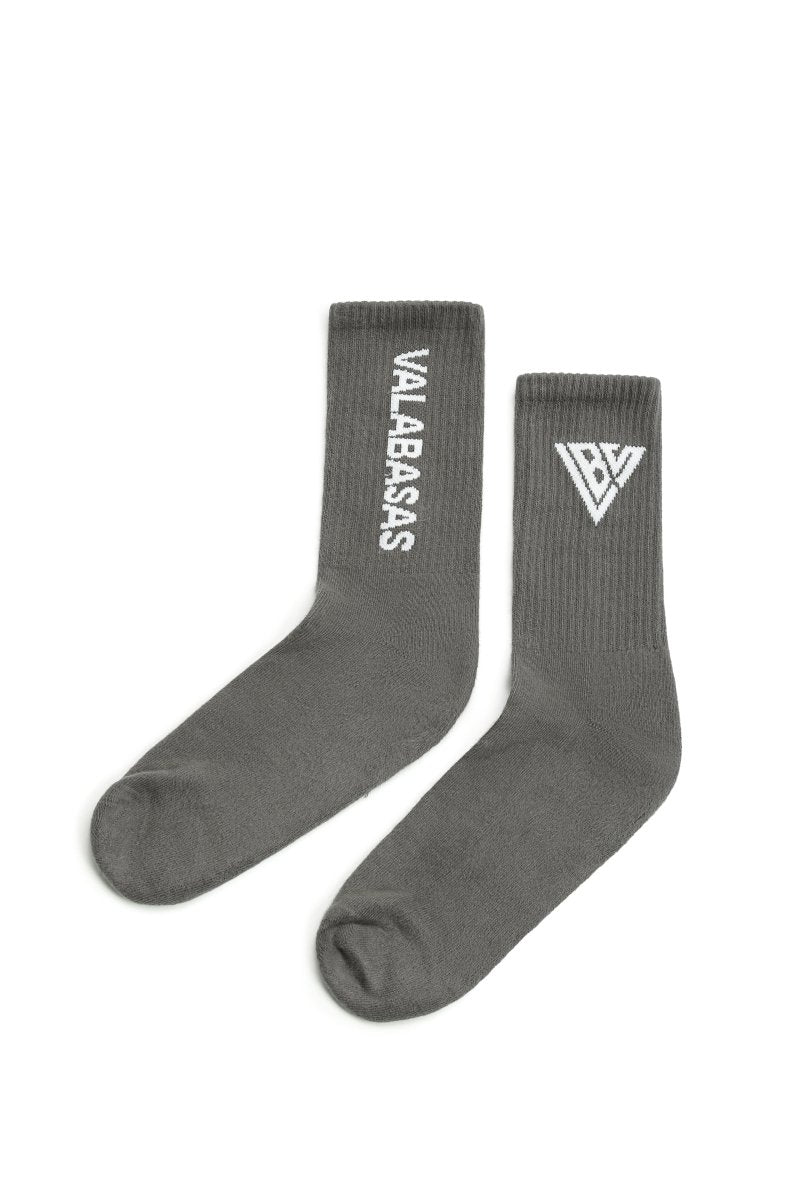 Valabasas Footprint Graphite Socks - Image 5