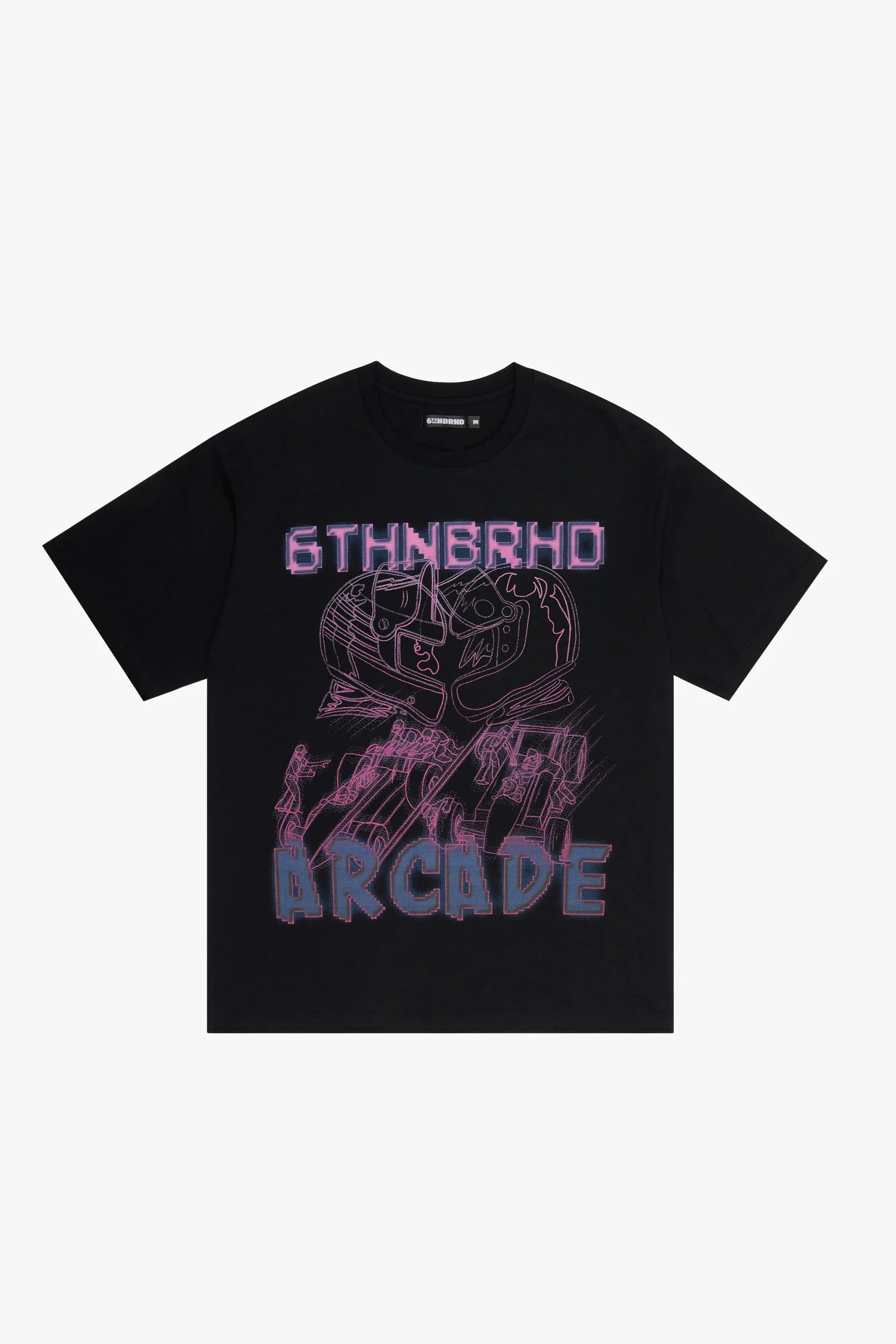 6Th Nbrhd Gameover Men's T-Shirt Black - Image 4