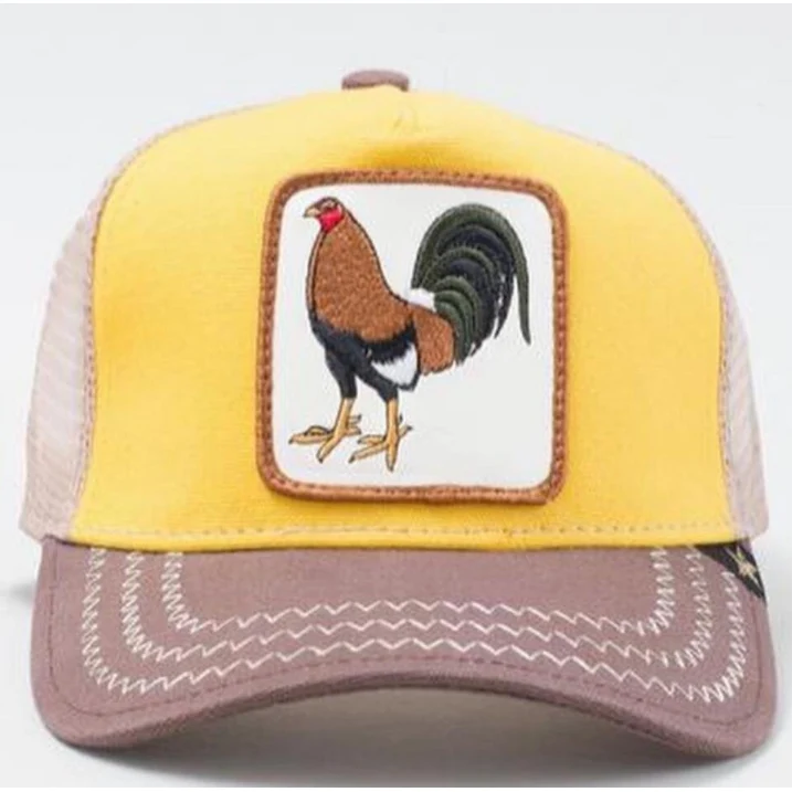 Gold Star Rooster Trucker Hat - Image 2
