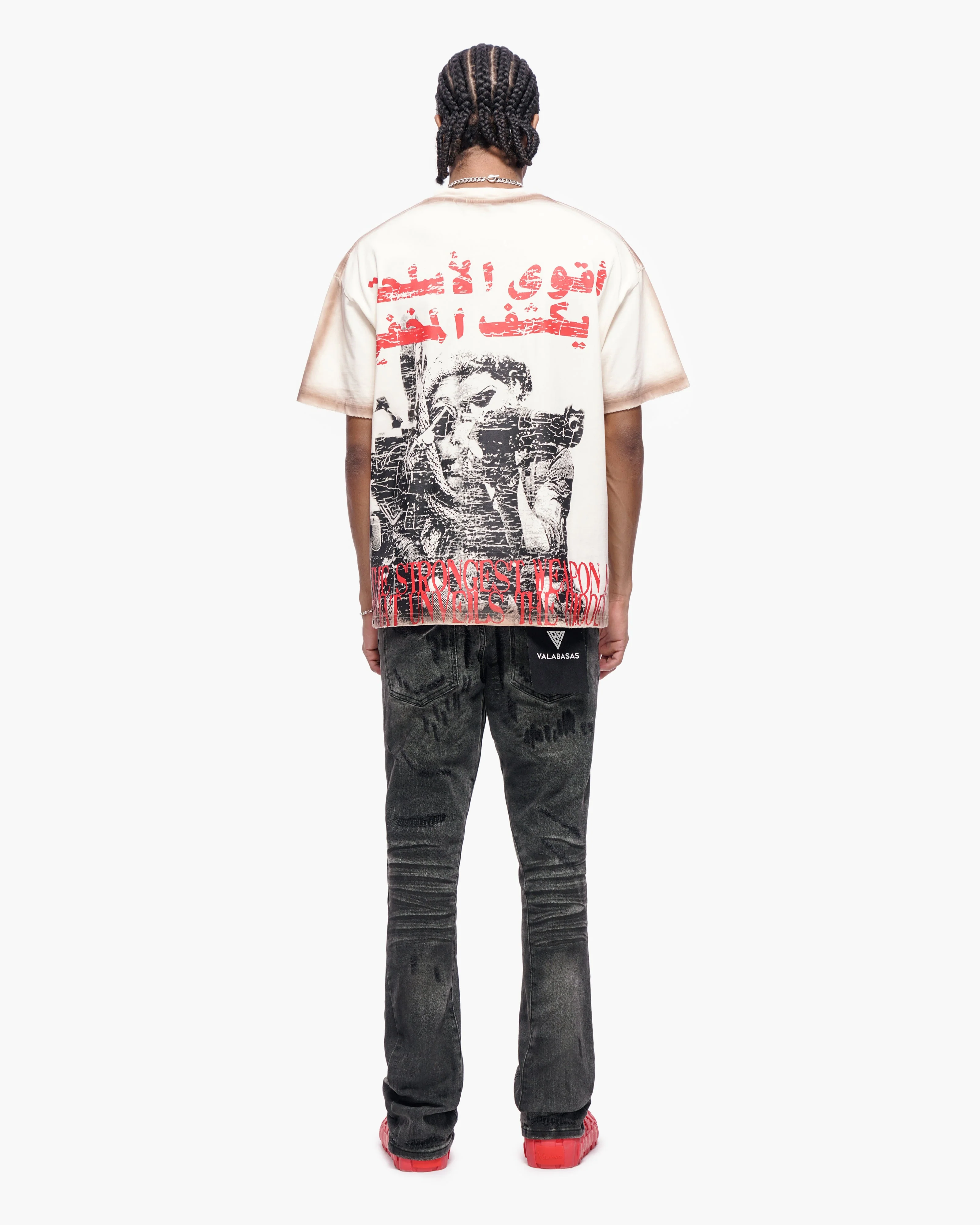 Valabasas Graft Jeans Stacked - Grey Washed - Image 11