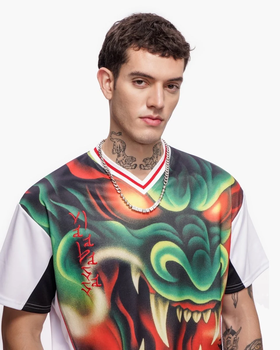 Valabasas Inferno Tee - Graphic Printed&multicolor - Image 4