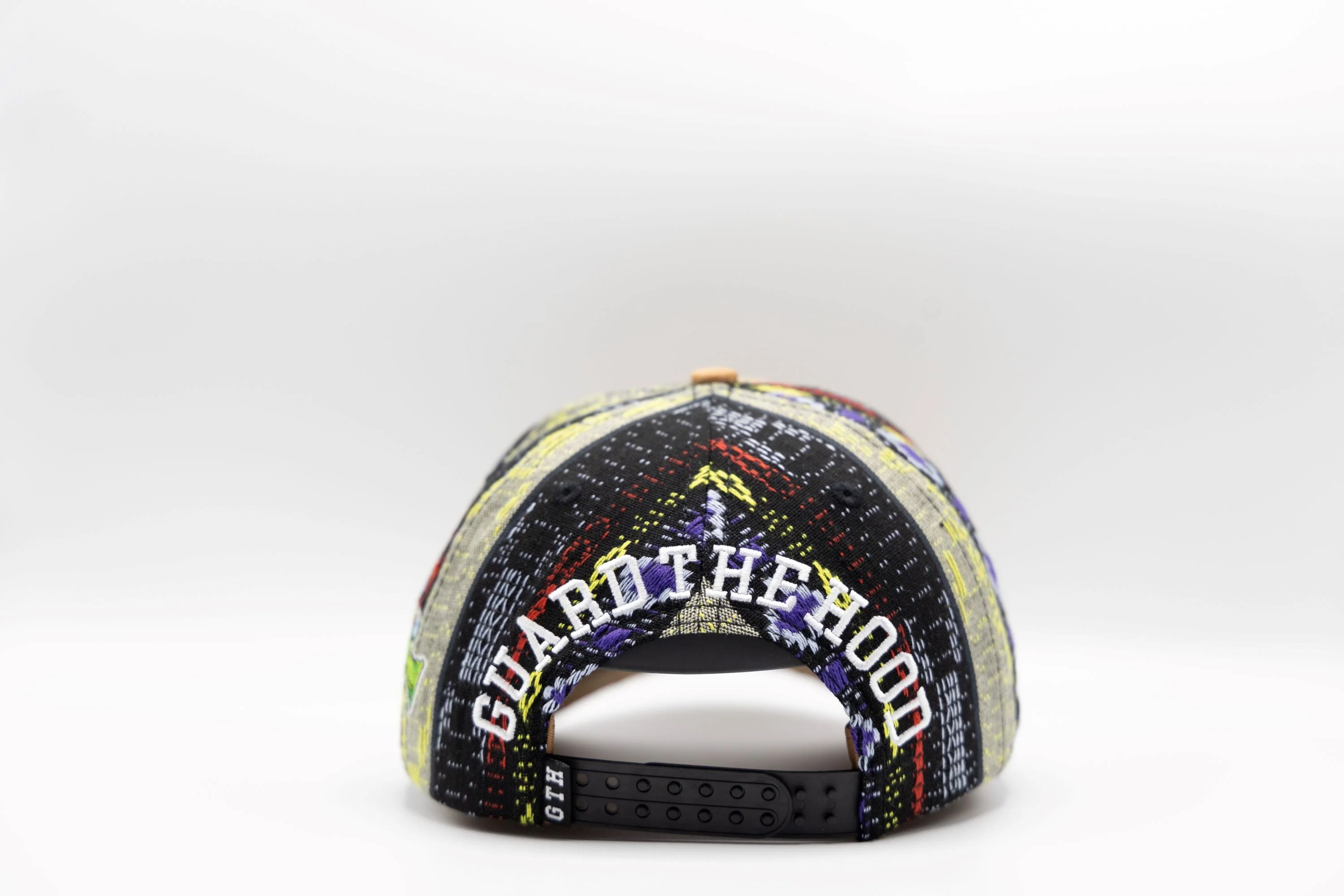 Gth Tribal Snapback Hat Tan Multi - Image 3