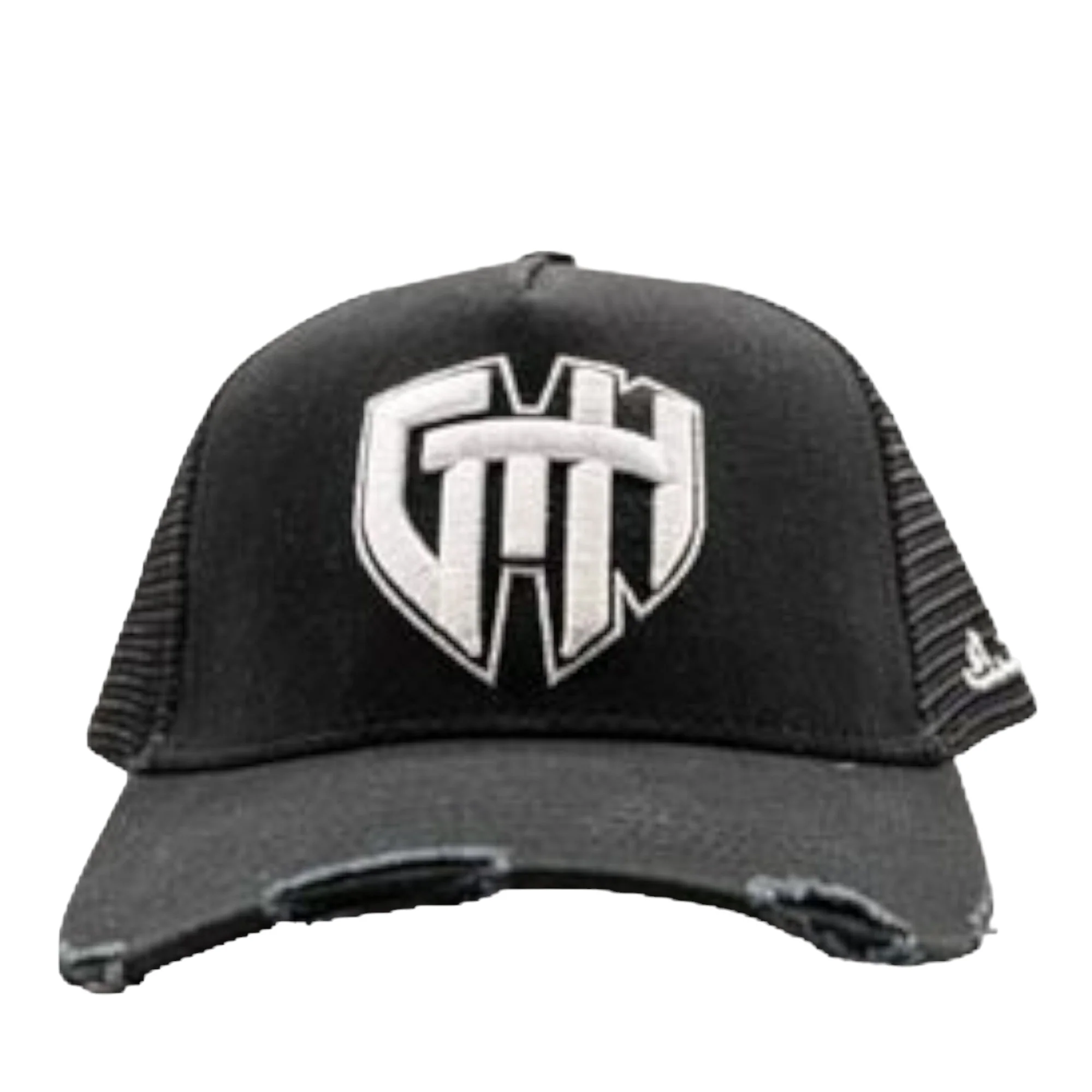 Gth Arabian Text Trucker Hat - Embroidered Black - Image 6