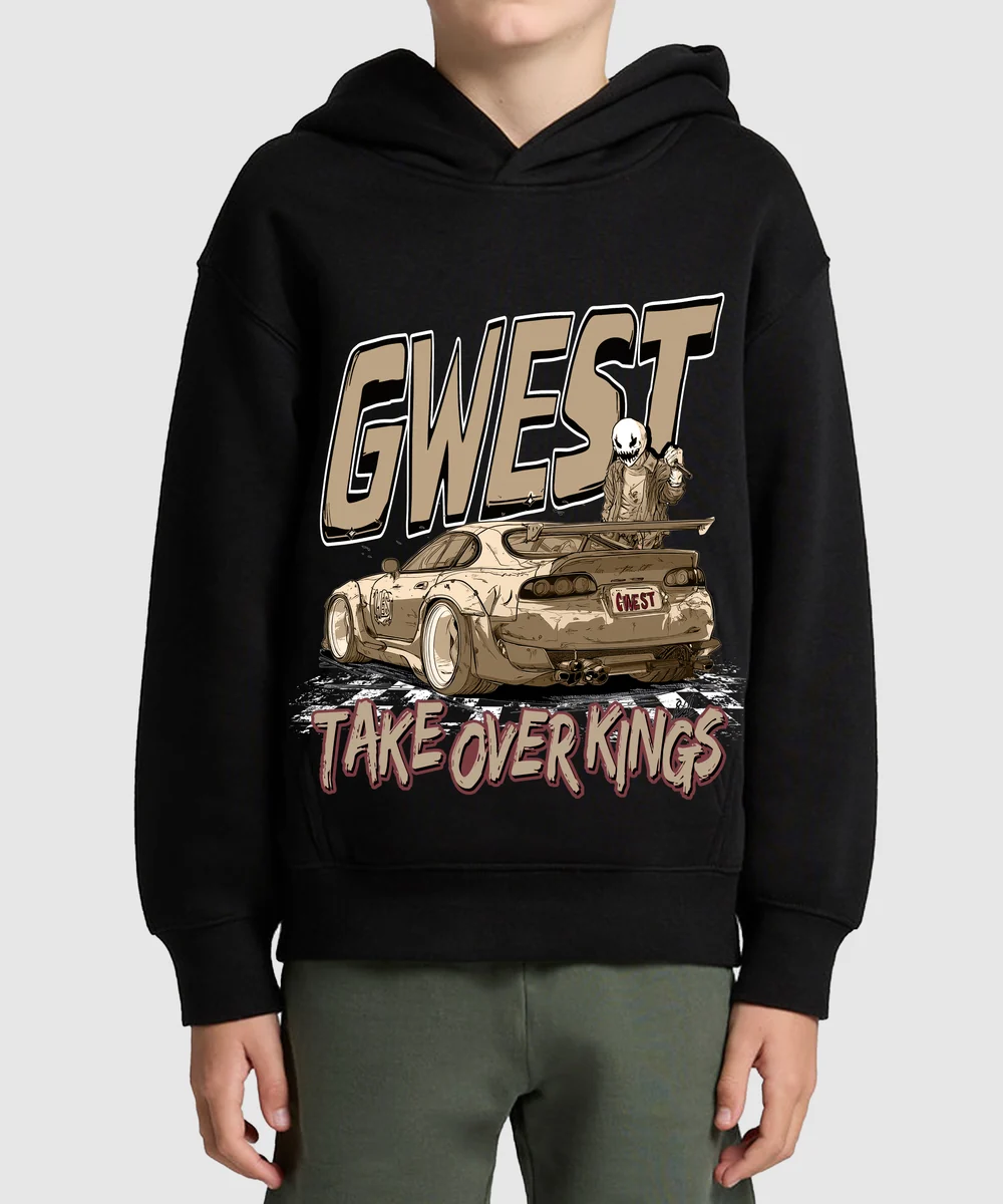 G-West Claim The Crown Youth Hoodie - Graphic Print - Image 3