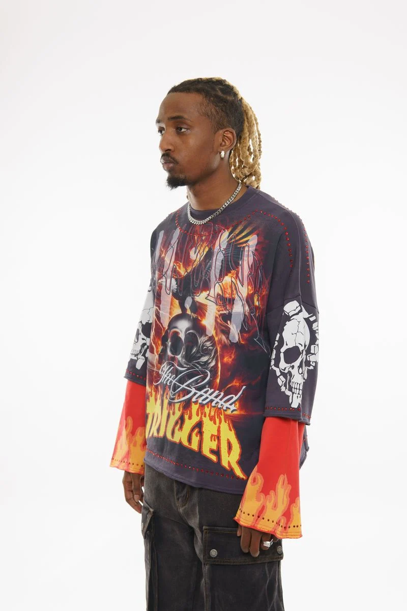 Gunzinii Long Sleeve Top Black - Image 3