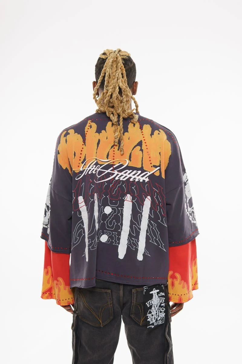 Gunzinii Long Sleeve Top Black - Image 4